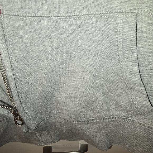 PINK MLB SD Padre Baseball Victoria's Secret Womans Heather Gray Pullover - Picture 9 of 9